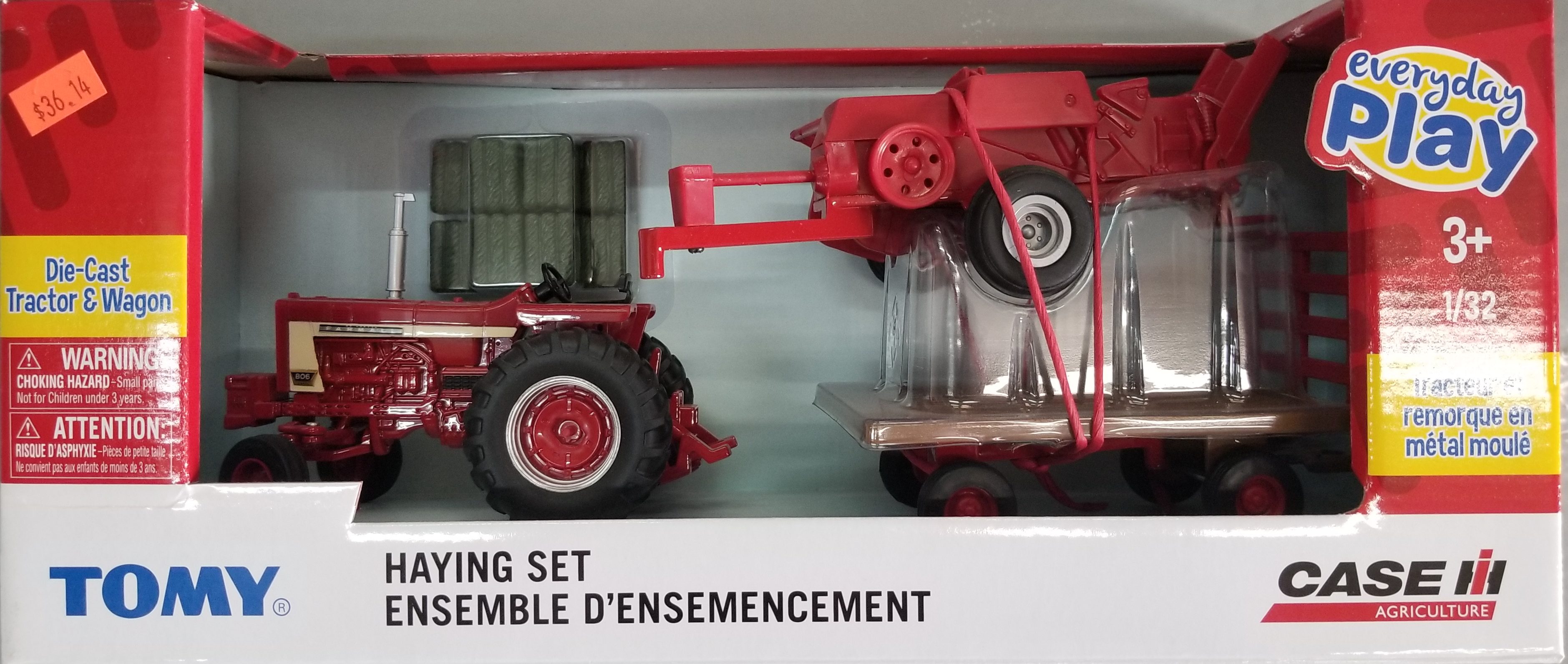 1/32 DIE CAST TRACTOR AND WAGON
EVERYDAY PLAY
TOMY